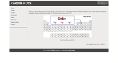 Desktop Screenshot of carbon.utsi.edu
